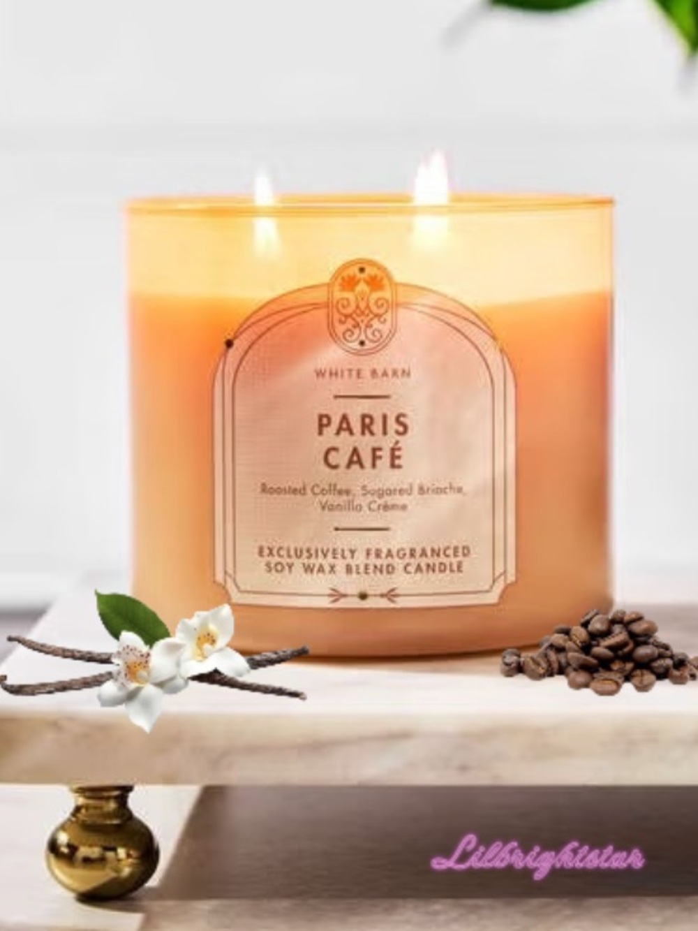 🆕☕️ Paris Cafe Bath & Body Works 3 Wick Candle 14.5 Oz NWT